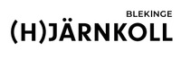 Logotyp med texten (H)JÄRNKOLL BLEKINGE i svart mot vit bakgrund.
