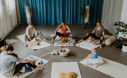 Mamma-baby yoga kursstart 7 maj