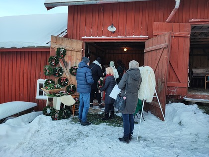 Lindome hembygdsgille - Julmarknad på Börjesgården