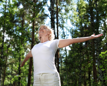 Yoga och promenad