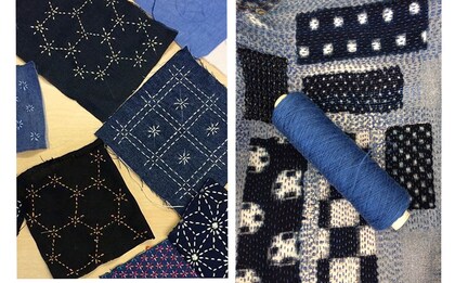 Sashiko - japansk broderiteknik - helgkurs 1-2 mars