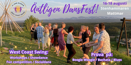 Socialdans lördag West Coast Swing Dansfest