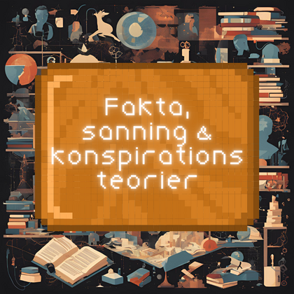 Pixelbroderi -Fakta och Sanning - Hjälp min kompis tror på konspirationsteorier!