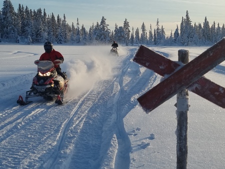 Förarbevis snöskoter Vilhelmina, intensivkurs helgen 22-23/2