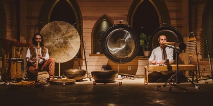 Soundhealing konsert på isen i Hoverberg