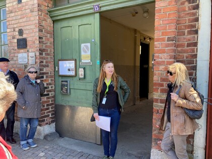 Stadsvandring / Gårda - En blandning av gammalt och nytt