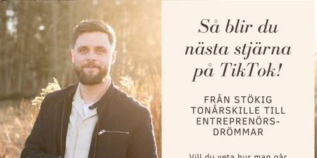 Så blir du nästa stjärna på TikTok! Workshop för ungdomar med Marcus Staf (Tumleberg)